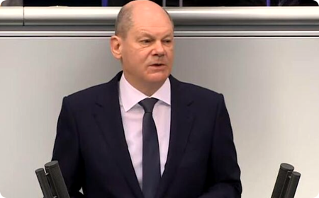 Německý spolkový kancléř Olaf Scholz