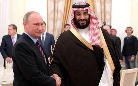 Mohammed bin Salman a Vladimir Putin