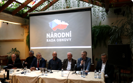 Tisková konference Národní rady obnovy