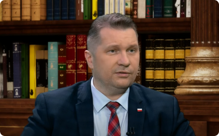 Polský ministr školství Przemysław Czarnek