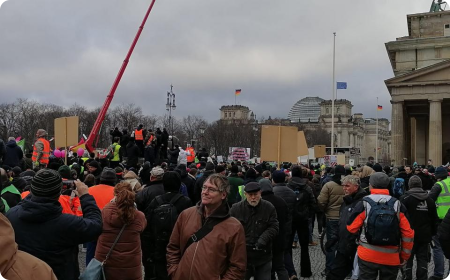 Protesty zemědělců v Německu vyvrcholily v Berlíně