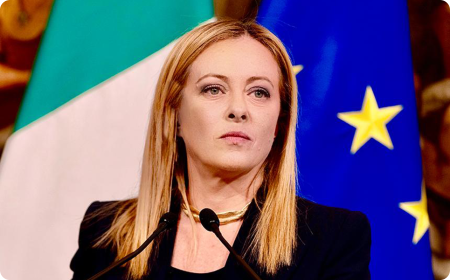 Italská premiérka Georgia Meloni