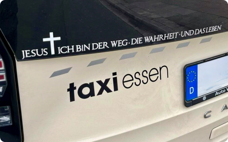 V Essenu hrozí taxikáři za citát z Bible pokuta i ztráta licence