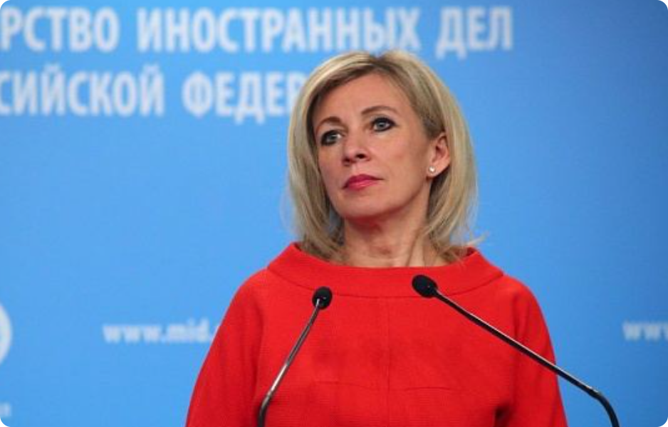 Mluvčí ruského ministerstva zahraničí Maria Zacharovová