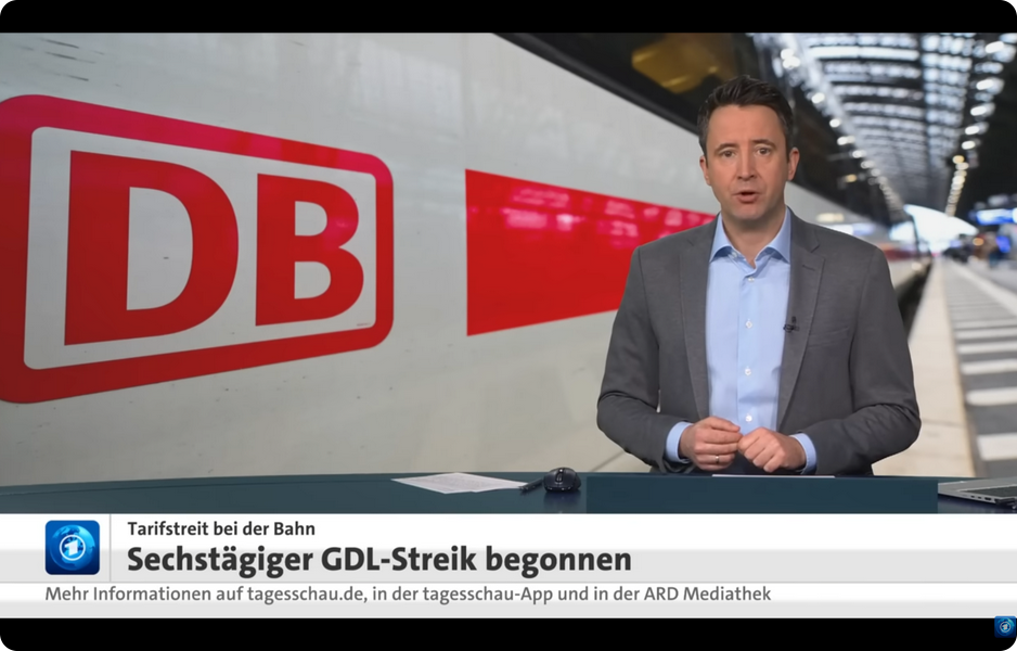 Německá vlaková doprava je paralyzována stávkou strojvedoucích