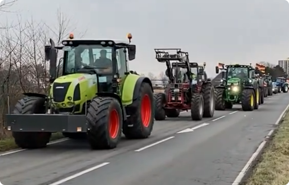 Mnohá média očerňují protestující zemědělce