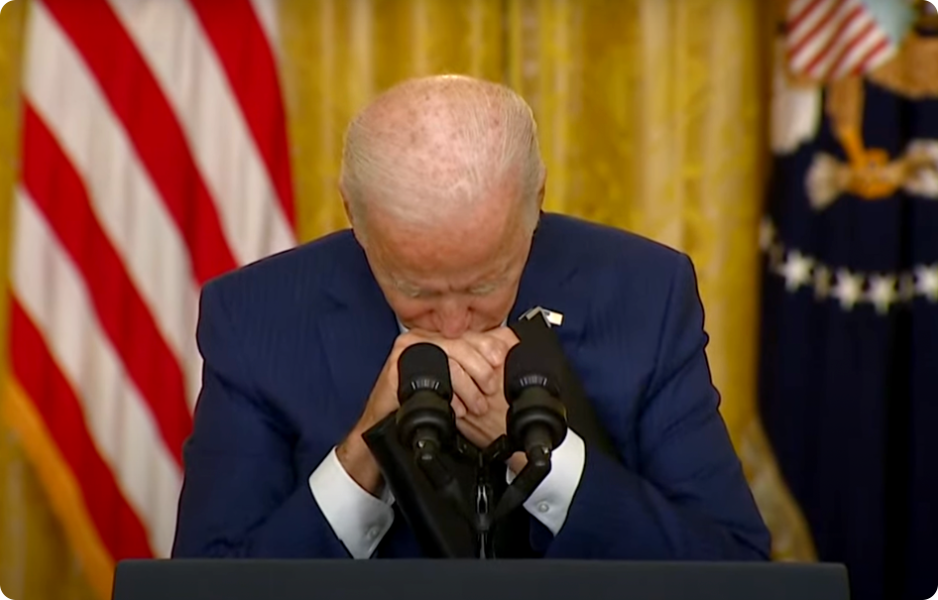 Prezident USA Joe Biden opět mluví s mrtvými