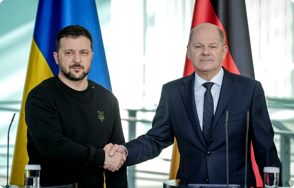 Olaf Scholz a Volodymyr Zelenský podepsali v Berlíně Dohodu o bezpečnostních závazcích a o dlouhodobé podpoře
