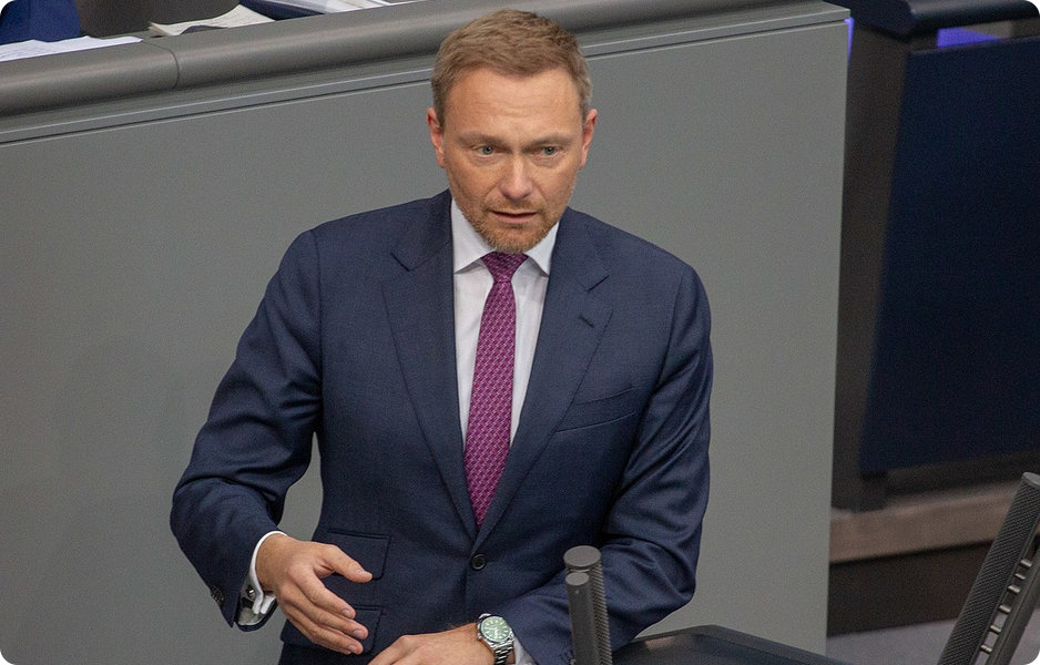 Německý ministr financí Lindner chce vysvětlovat východním Němcům válku na Ukrajině