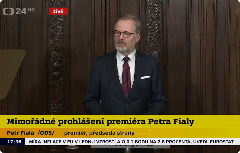 Fiala považuje Rusko za zásadní nebezpečí