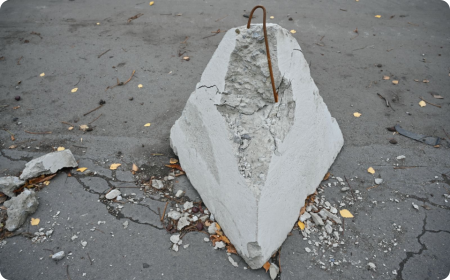 Betonové jehlany na Ukrajině symbolizují předražené zakázky a korupci v obranných projektech.