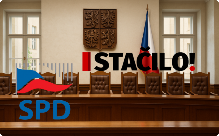 Budova Ústavního soudu, který bude řešit stížnosti strany Volt na kandidátky SPD a Stačilo!