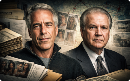 Prostituce českých žen v Eppingerově síti a stopa ve spisech Jeffreyho Epsteina Investigativní ilustrace k tématu: prostituční síť s českými ženami, případ Ronalda Eppingera a zmínka ve spisech Jeffreyho Epsteina.